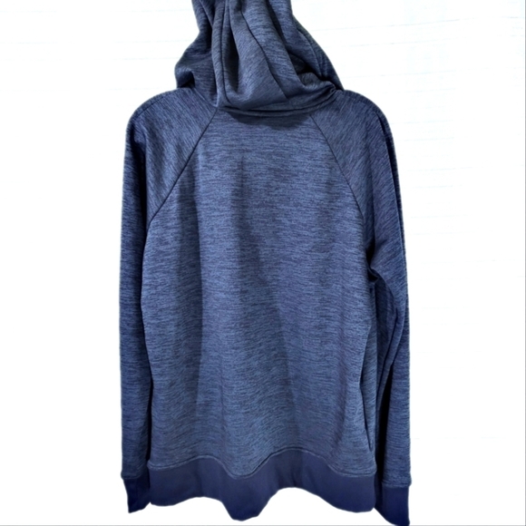 Under Armour ColdGear Jacket Full Zip in Heather Blue Size Medium - Picture 5 of 8